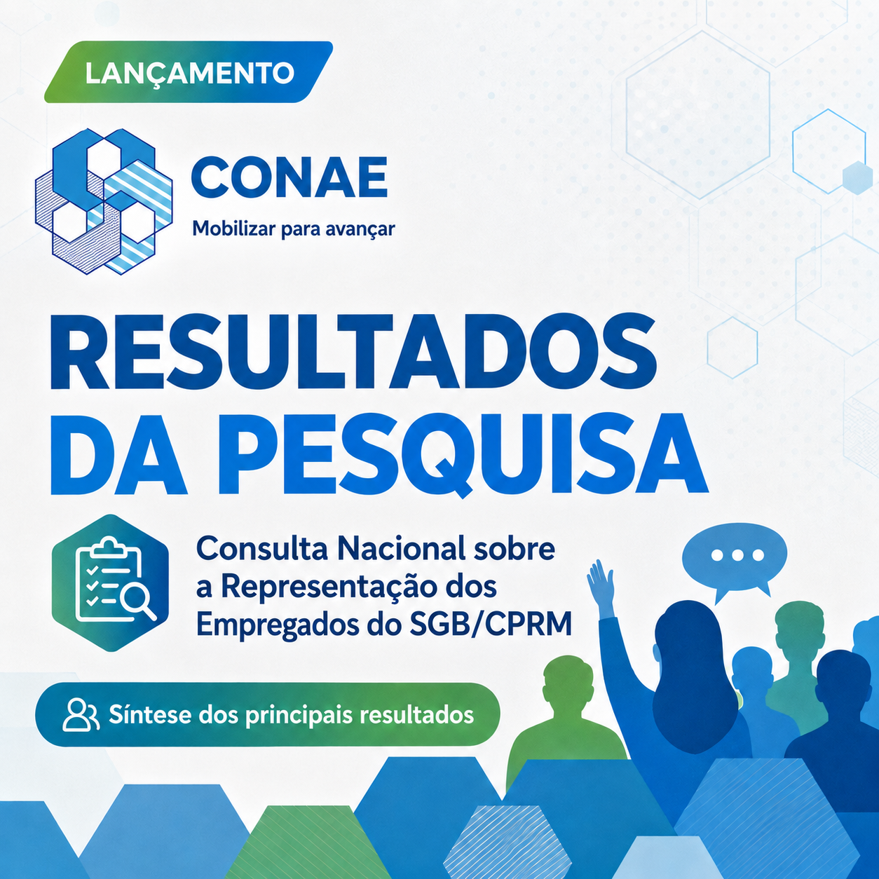 CONAE publica resultados da Consulta Nacional sobre Representação dos Empregados do SGB/CPRM